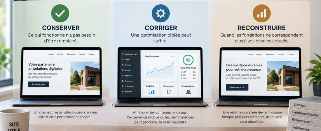 Refonte de site internet en 2026 : faut-il vraiment tout refaire ?